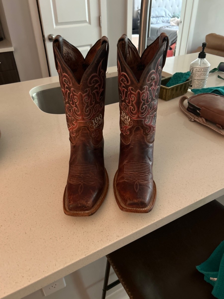Tony lama 100th Anniversary Edition Leather Cowboy Boots | eBay display picture 1
