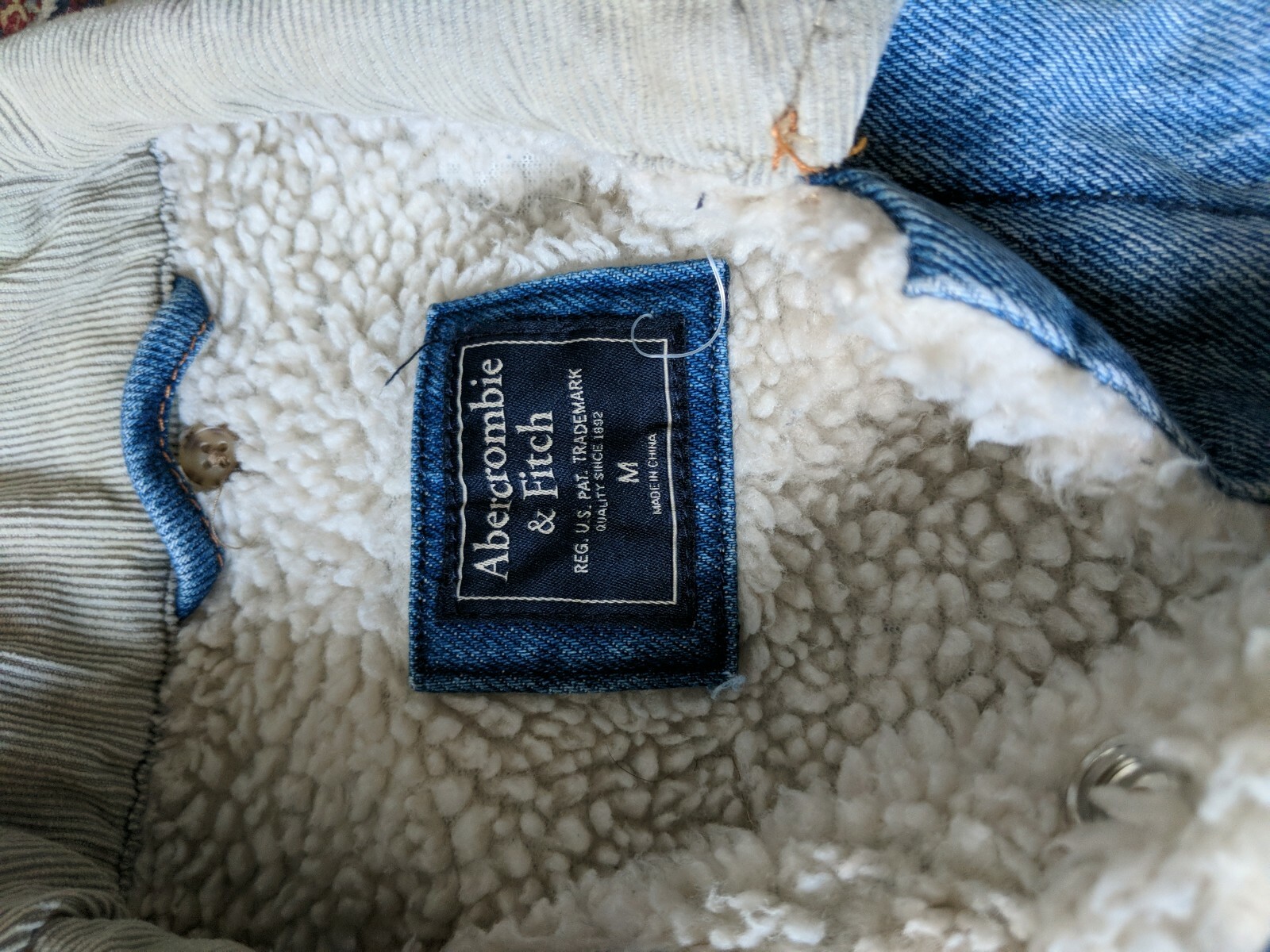 Vintage Abercrombie and Fitch Sherpa Jean Jacket Cord… Gem