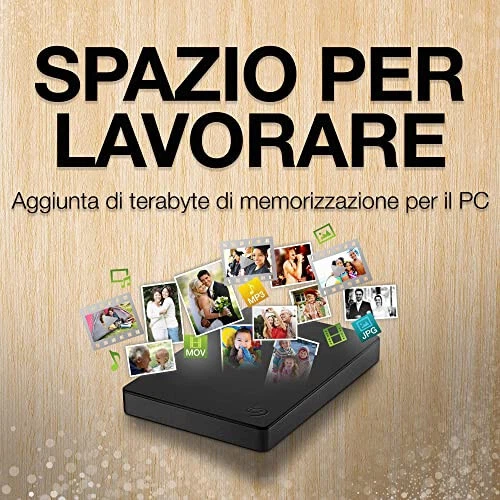 Seagate Portable 5TB External Hard Drive HDD – USB 3.0 for PC, Mac, - Image 3 of 4