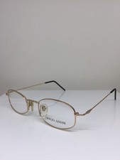 New Vintage Giorgio Armani 284 Eyeglasses GA 284 C. 743 Shiny Gold 48-20mm Italy