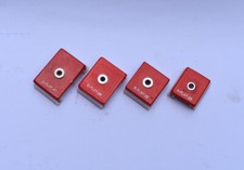 Square Red Dies set of4pc For GlassFitting MachineWatchmaking Spare Accessories