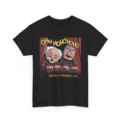 Statler and Waldorf Unisex Tee, M.u.p.p.e.t.s. Fan Gift, Comedy Duo Shirt