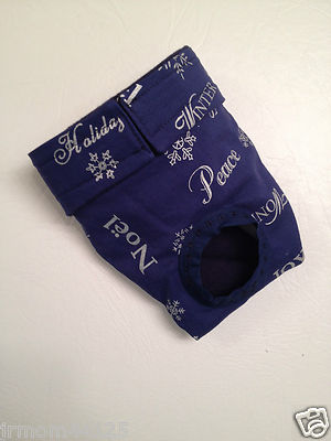 Original Female Dog Pet Diaper Panty House Train XS Yorkie Christmas NEW!   USA