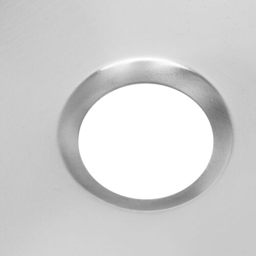 393x273mm Marine Boat Oval Sink With 40mm Drain Hole Stainless Steel Brushed BST