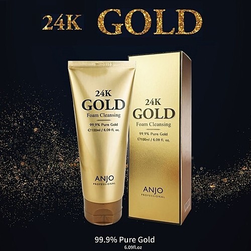 ANJO Professional 24K Goldschaumreinigung 100ml feuchtigkeitsspendender Reiniger K-Beauty - Bild 1 von 5