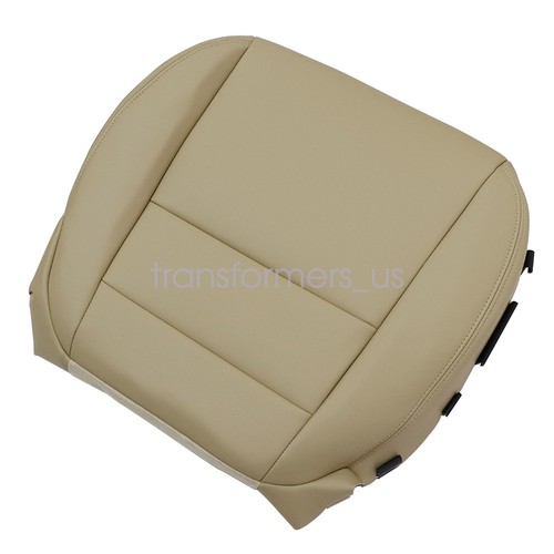 Fits 2007-2013 Acura MDX Driver & Passenger Bottom & Top Leather Seat Cover Tan - Picture 9 of 18