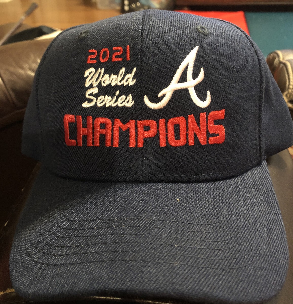 Atlanta Braves 2021 World Series Champions Adjustable Hat Cap Baseball