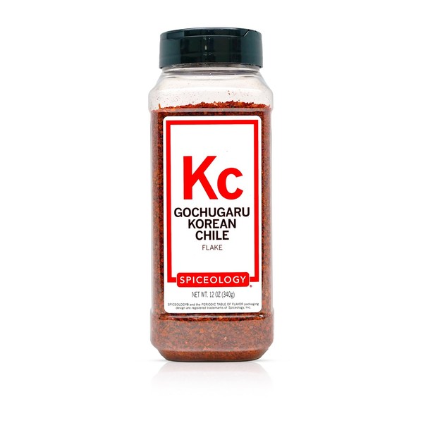 Copos de chile coreano Gochugaru - especia roja ahumada suave para kimchi y barbacoa - 12 oz