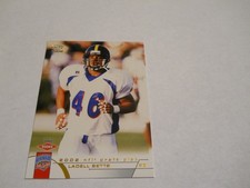 LADELL BETTS ROOKIE CARD WASHINGTON REDSKINS 2002 PACIFIC. rookie card picture