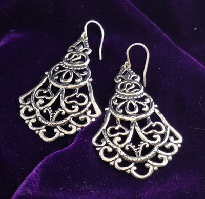 Vintage Silpada Flamenco Flare A Little Bit Of Lace Looks Lovely Sterling 10404