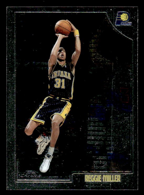 Reggie Miller 1998-99 Topps Chrome #158 Indiana Pacers ESE