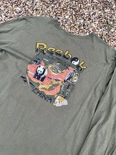 T-shirt manica lunga Reebok Classic China taglia XXL P2P 27” logo posteriore streetwear