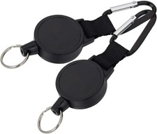 Heavy-Duty Retractable Key Chain Retractable Key with 26 Inches Steel Wire