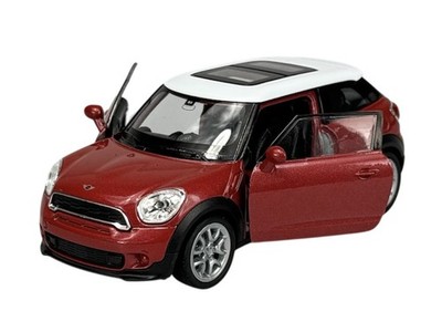 WELLY MINI COOPER S PACEMAN ROT 1:34 DIE CAST METAL MODEL NEU IM KASTEN 43685