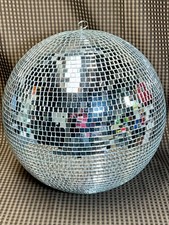NEW Large 16" Glass Mirrored Disco Ball Party Lighting Effect DJ Club Dancehall