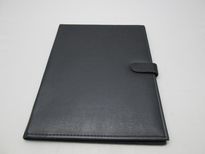 Black Portfolio Folder Organizer Planner Notepad 8.5''x11'' Legal Pad Folio