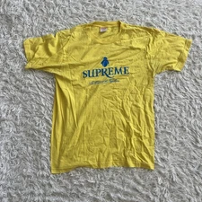 Supreme Cognac Courvoisier Tee VERY RARE size Large Yellow