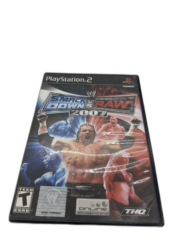 Sony PS2 Wwe Smackdown Vs Raw 7 CIB Tested