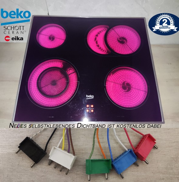 Beko BUM22322X1 placa de cocina con vitrocerámica Schott Ceran® RCH09 con 2J. Garantía