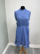 & Other Stories Size 16 UK Dress Floral Ditsy Sleeveless Knee Length  Summer