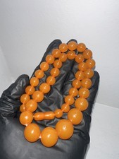 Beautiful & Very Rare  colour Vintage Amber Beads