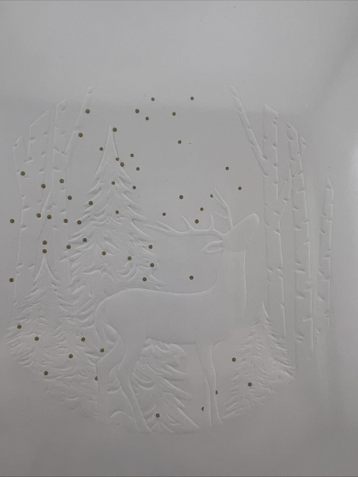 Crane & Co. Grabado a Mano Navidad 10 Tarjetas y Sobres Reno Foto 2 de 4