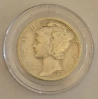 1928 Mercury Silver Dime 90% - Uncirculated In Capsule 90% Silver