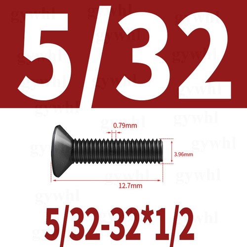 UNC BSW Black Socket Countersunk Screw Self Colour 10.9 High Tensile Allen Bolts - Picture 49 of 88