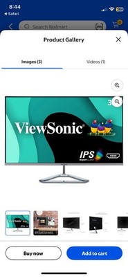 View Sonic Monitor With No HDMI Cord New