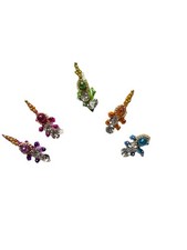 Indian Bollywood Bindi Body Jewel Self Adhesive, Crystal Forehead, Face Jewels