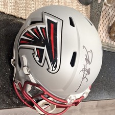 Atlanta Falcons deion Sanders Autographed  true blaze helmet jsa