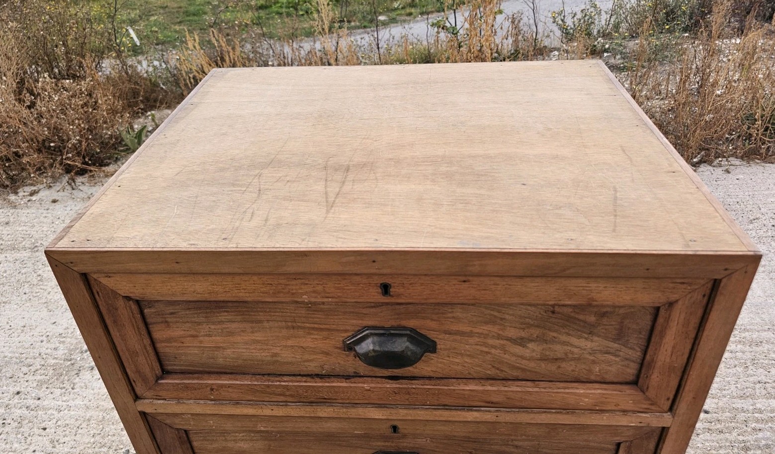 Large Vintage Wooden Tallboy Chest Of Drawers 6 Drawers Victorian Style — image 20