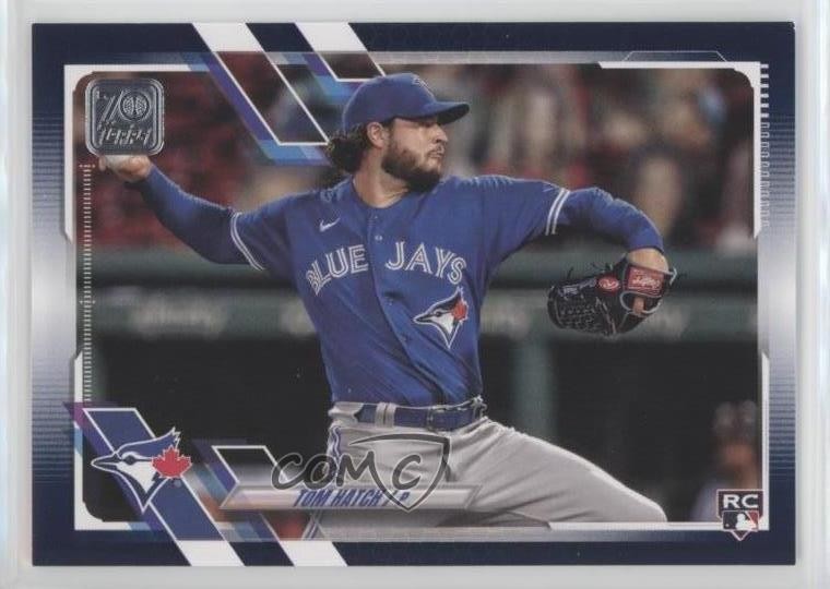 2021 Topps Royal Blue Thomas Hatch Tom Hatch #556 Rookie RC 0q5