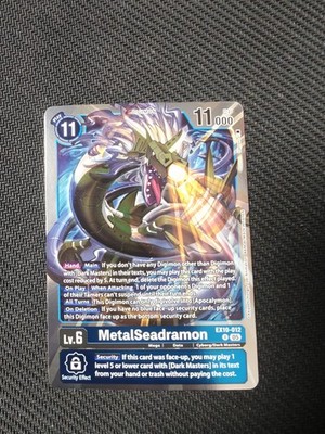 Digimon MetalSeadramon R EX10-012 Sinister Order English NM
