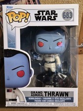 Funko Pop TV: Star Wars Ahsoka Grand Admiral Thrawn Figure 683 + Protector