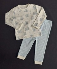 Baby/Toddler Peter Rabbit Cream & Blue Pyjamas Character PJs 12/36 Months