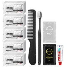 Toiletry Kits Disposable Travel Size Personal Hygiene Kits for Homeless Care ...