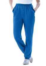 Woman Within Plus Size Better-Fleece Pull-On Jogger Sweatpants