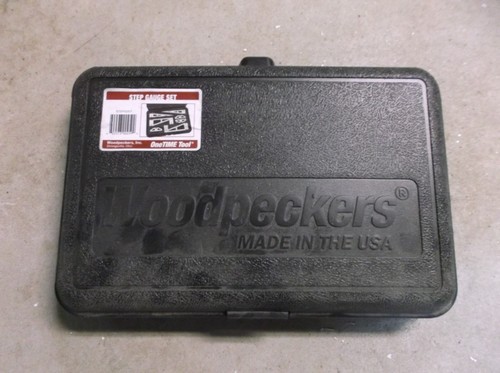 Woodpeckers Made in USA Stainless Steel Step Gauge Set with Case