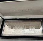 2007 Washington Mint 4 Oz Silver Bar 100 Dollar Silver Proof