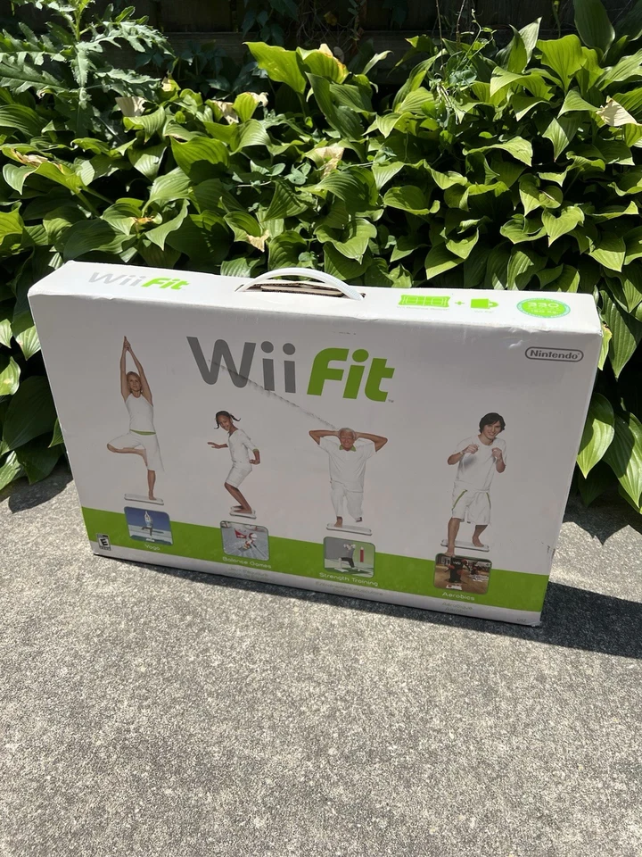 New Sealed CIB Nintendo Wii Fit Balance Board + Wii Fit Game - Image 3 of 4