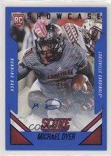 2015 Score Rookie Showcase Signatures /99 Michael Dyer #377 Auto n1u