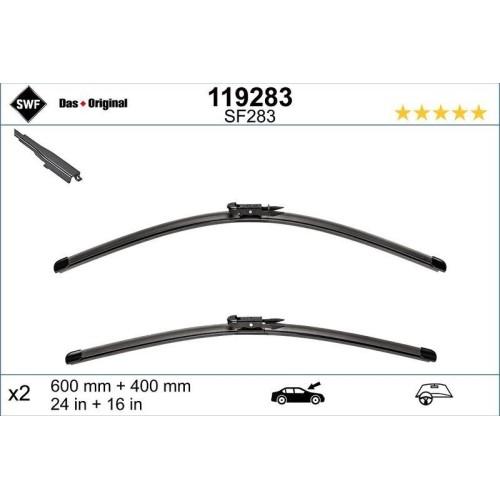 1X Wischblatt SWF 119283 Passend FüR BMW-image