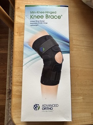 Min-Knee Hinged Knee Brace With Adjustable R.O.M. Hinge Lightweight