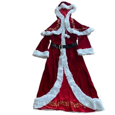 California Costumes Santa Costume Mrs. Clause With Cape & Belt Christmas XL XXL