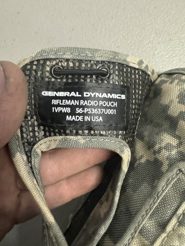 USGI Molle 2 Thales Rifleman Radio Pouch UCP ACU Radio Pocket  - 第 5/6 張圖片