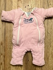 Magic Merlin's Magic Sleepsuit Pink Sm 3-6 Mo 12-18 lbs Cotton Swaddle Free Ship