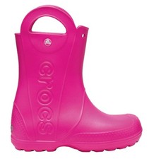 Crocs Handle It Rain Boot Stivale Pioggia Fuxia Junior Bimba 211056-410