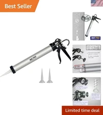 Professional Grade Sausage Caulking Gun - Leak Prevention & Easy Clean Design