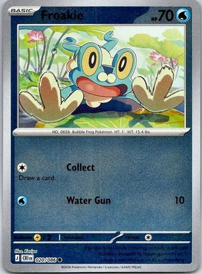 Froakie - Chaos Rising (NM) Reverse Holo 20/86 Water Basic Kariya